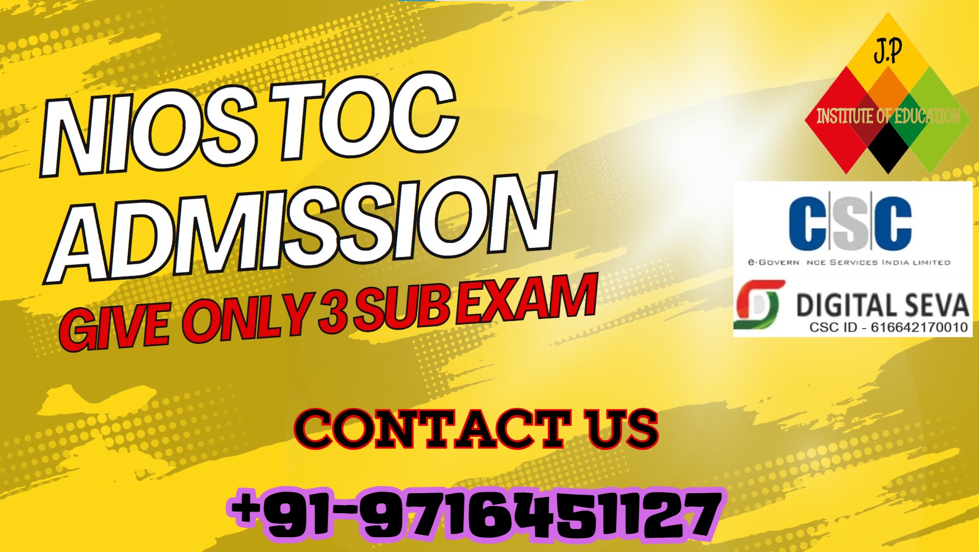 NIOS BOARD TOC ADMISSION