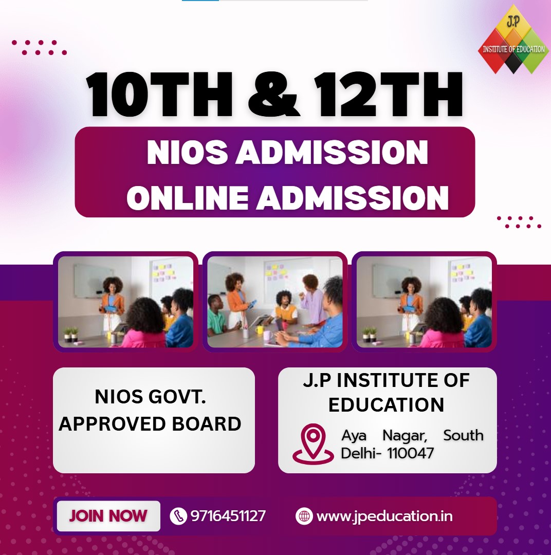 Direct NIOS Admission for 10th & 12th | Trusted NIOS Guidance in Aya Nagar, Delhi