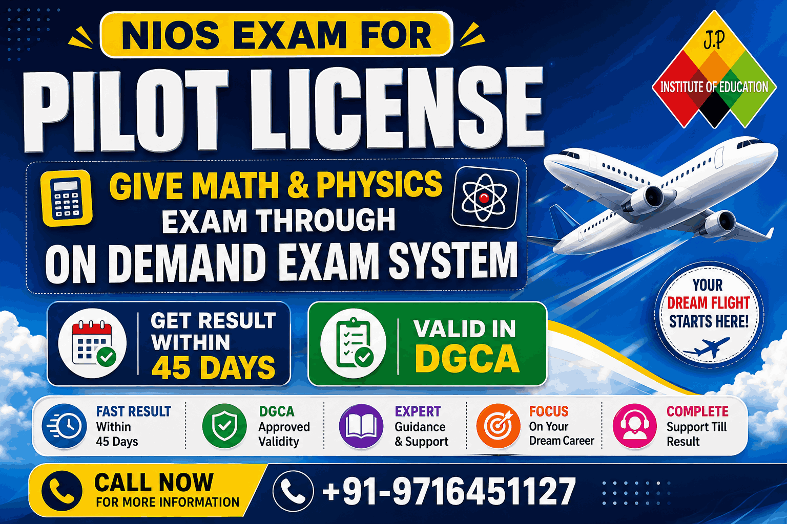 NIOS EXAM FOR PILOT LICENSE