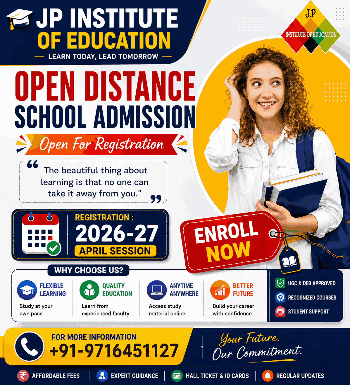 NIOS REGISTRATION OPEN FOR 2026-27 10TH & 12TH